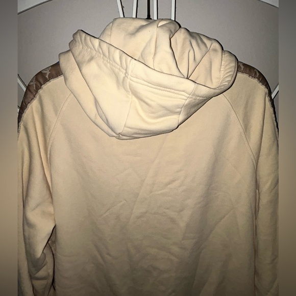NWOT Kappa Beige Hoodie with Bold Orange Logo - Picture 6 of 8